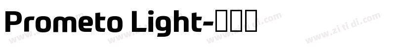 Prometo Light字体转换